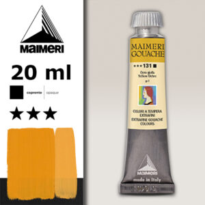 131 - Ocra Gialla 20 ML Gouache Extra-Fine Maimeri