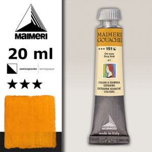 151 - Oro Scuro 20 ML Gouache Extra-Fine Maimeri