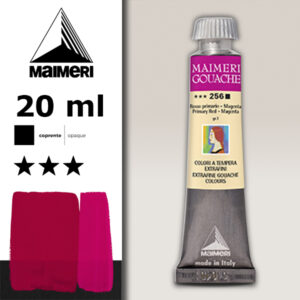 256 - Rosso Primario Magenta 20 ML Gouache Extra-Fine Maimeri