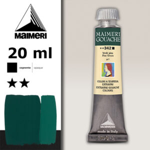 342 - Verde Pino 20 ML Gouache Extra-Fine Maimeri