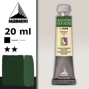 358 - Verde Vescica 20 ML Gouache Extra-Fine Maimeri