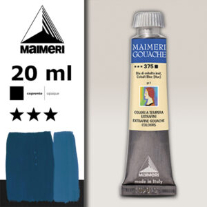 375 - Blu Di Cobalto Imit. 20 ML Gouache Extra-Fine Maimeri