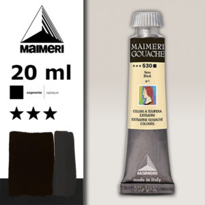 530 - Nero 20 ML Gouache Extra-Fine Maimeri