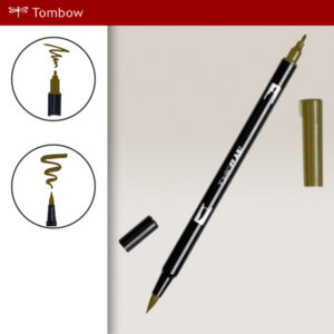 027 - dark ochre - Pennarelli Dual Brush Tombow ABT