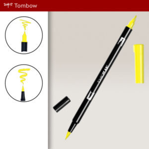 055 - process yellow - Pennarelli Dual Brush Tombow ABT
