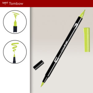 133 - chartreuse - Pennarelli Dual Brush Tombow ABT