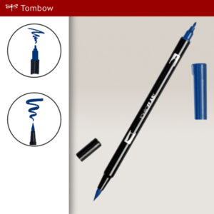 528 - navy blue - Pennarelli Dual Brush Tombow ABT