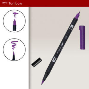 676 - royal purple - Pennarelli Dual Brush Tombow ABT