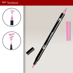 725 - rhodamine red - Pennarelli Dual Brush Tombow ABT