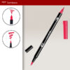 835 - persimmon - Pennarelli Dual Brush Tombow ABT