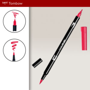 835 - persimmon - Pennarelli Dual Brush Tombow ABT