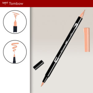 873 - coral - Pennarelli Dual Brush Tombow ABT