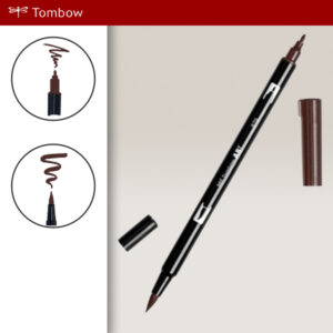 879 - brown - Pennarelli Dual Brush Tombow ABT