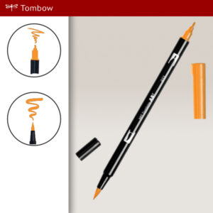 933 - orange - Pennarelli Dual Brush Tombow ABT