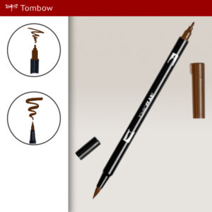 969 - chocolate - Pennarelli Dual Brush Tombow ABT