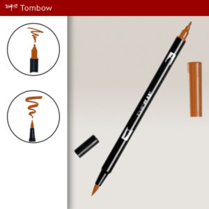 977 - saddle brown - Pennarelli Dual Brush Tombow ABT