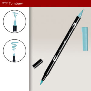 401 - acqua - Pennarelli Dual Brush Tombow ABT