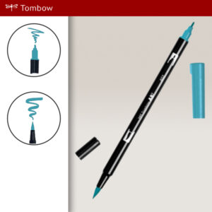 407 - tiki teal - Pennarelli Dual Brush Tombow ABT