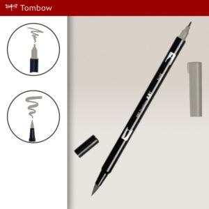 049 - cool gray 8 - Pennarelli Dual Brush Tombow ABT