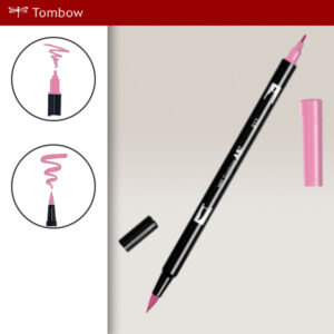817 - mauve - Pennarelli Dual Brush Tombow ABT