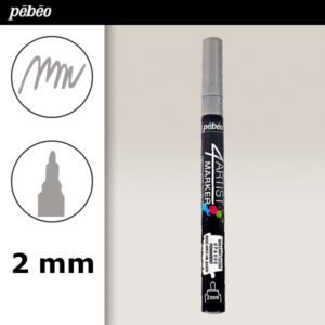 070 - Argento - 4Artist Marker 2 mm Pebeo