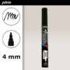 124 - Nero - 4Artist Marker 4 mm Pebeo