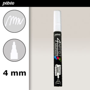 125 - Bianco - 4Artist Marker 4 mm Pebeo