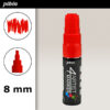207 - Rosso - 4Artist Marker  8 mm Pebeo