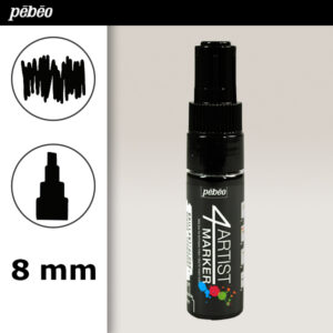 224 - Nero - 4Artist Marker  8 mm Pebeo