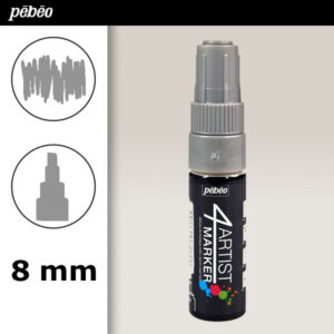 270 - Argento - 4Artist Marker 8 MM Pebeo