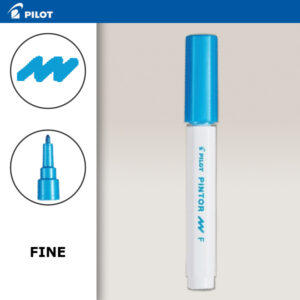 Blu Metallic - Pintor Metal Punta Fine Pilot