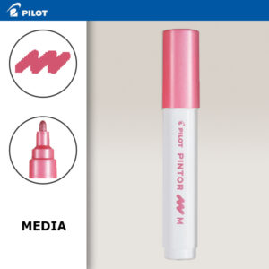 Rosa Metallic - Pintor Metal Punta Media Pilot