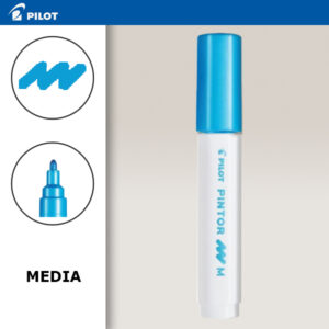 Blu Metallic - Pintor Metal Punta Media Pilot