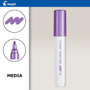 Viola Metallic - Pintor Metal Punta Media Pilot