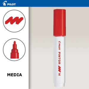 Rosso - Pintor Classic Punta Media Pilot
