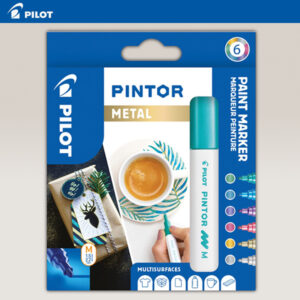 Set 6 Pilot Pintor "M" Metal
