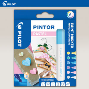 Set 6 Pilot Pintor "M" Pastel