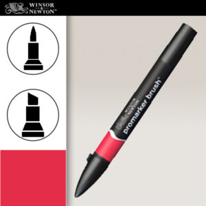 R666 - Red Promarker Brush Winsor e Newton