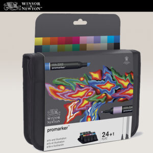078 - Astuccio 24 Promarker Arts and Illustration Winsor e Newton