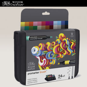 079 - Astuccio 24 Promarker Brush Student Set Winsor e Newton