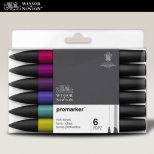 111 - Promarker - 6 Promarker - Toni ricchi Winsor e Newton