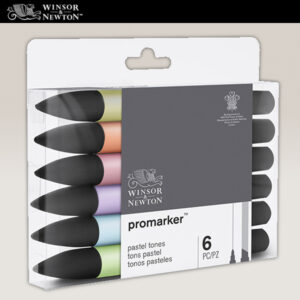 113 - Promarker - 6 Promarker - Toni pastelli Winsor e Newton