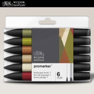 117 - Promarker - 6 Promarker - Toni paesaggio Winsor e Newton