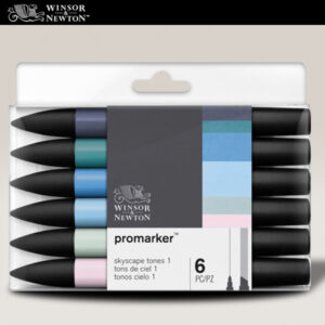 118 - Promarker - 6 Promarker - Toni cielo 1 Winsor e Newton