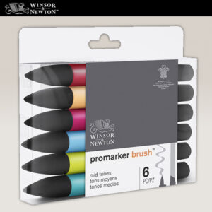 124 - Promarker Brush - Toni medi Winsor e Newton