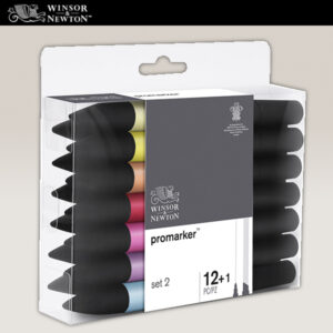 138 - Promarker - 12 Promarker Set 2 Winsor e Newton