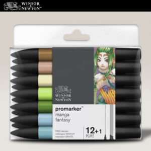 142 - Promarker - 12 + 1 Manga Fantasy Winsor e Newton