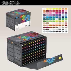 152 - Superbig Box Set  96 Promarker misti Winsor e Newton