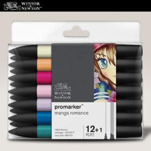 161 - Promarker - 12 Promarker Manga Romance Winsor e Newton