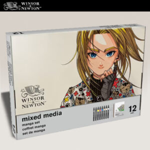Set 12 pz Mixed Media Manga Set Winsor e Newton